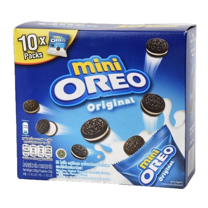 

OREO MINI PACK ISI 10 / SNACK CEMILAN MAKANAN RINGAN MINI OREO ORIGINAL COKLAT STRAWBERRY ISI 10PCS BANDUNG