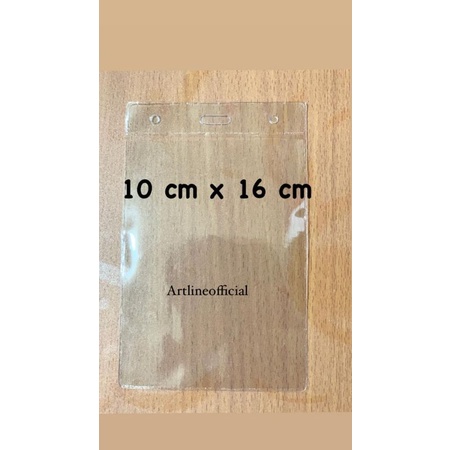 

Kantong Plastik Mika Cover Nametag Panitia / ID CARD Uk. 10 x 16