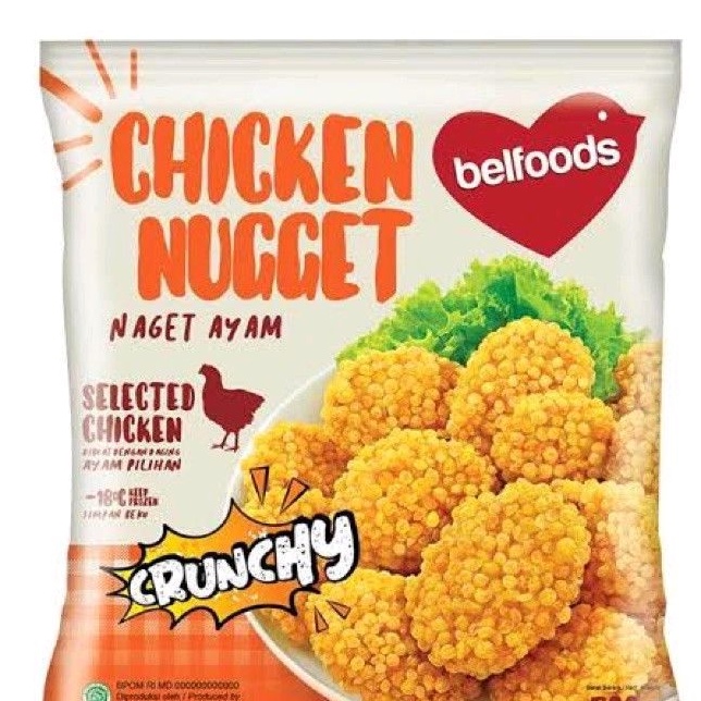 

FROZEN FOOD BELFOODS CHICKEN NUGGET CRUNCHY 140GRAM - DISASS JOGJA