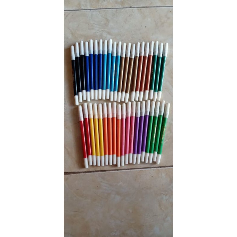 

spidol warna warni snowman warna terpisah