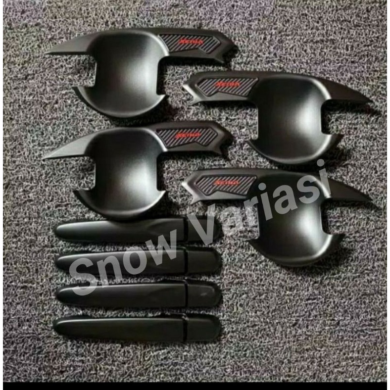 Paket outer handle mobil all new Xenia 2012-2020 hitam doff