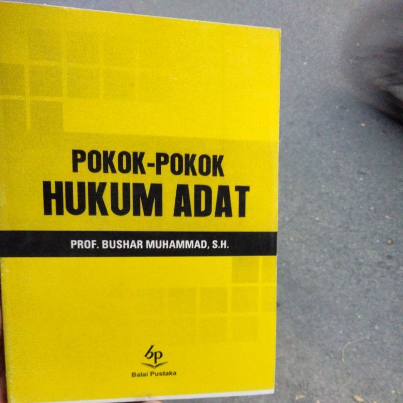 

pokok pokok hukum adat kar prof Bushar Muhammad