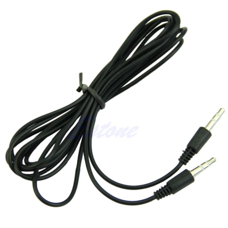 btsg 3.5mm Aux Auxiliary Cord Male to Male Stereo Audio Cable For PC iPod MP3 Car 2M