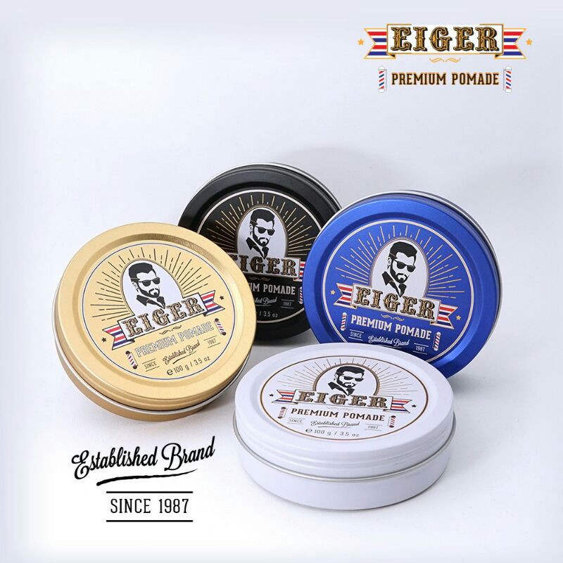 Jual Pomade Minyak Rambut Eiger Premium Pomade 100g 35oz Indonesia Shopee Indonesia