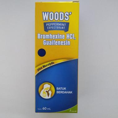 WOODS EXPECTORANT 60ML SIRUP BATUK BERDAHAK DEWASA PENGENCER DAHAK