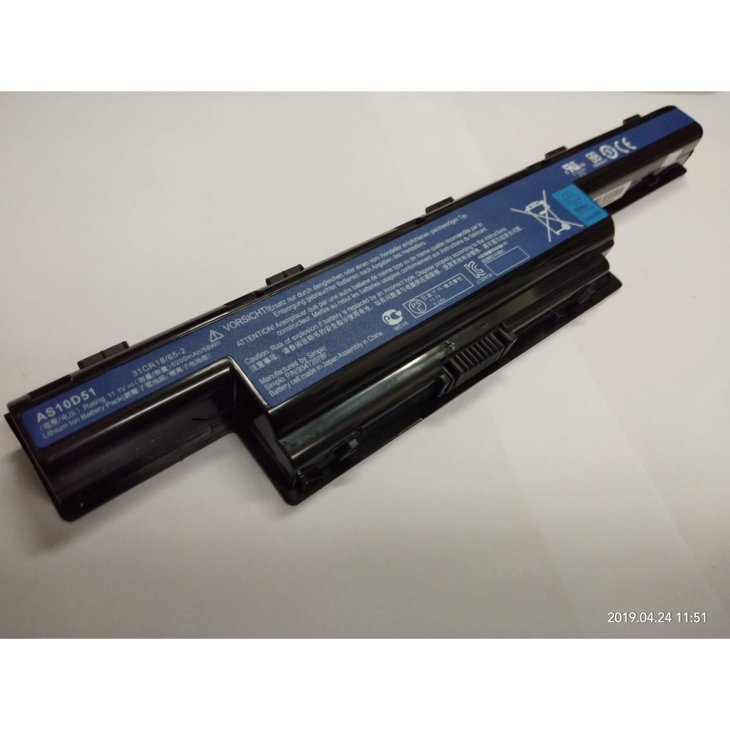 Baterai Laptop Acer Aspire 4750 4752 4752Z Series Original