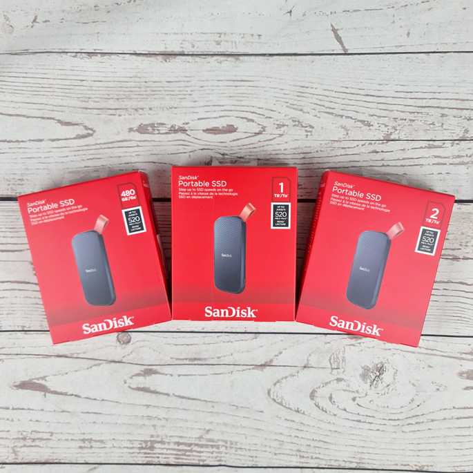 IDN TECH - SanDisk Portable SSD - SDSSDE30-G25