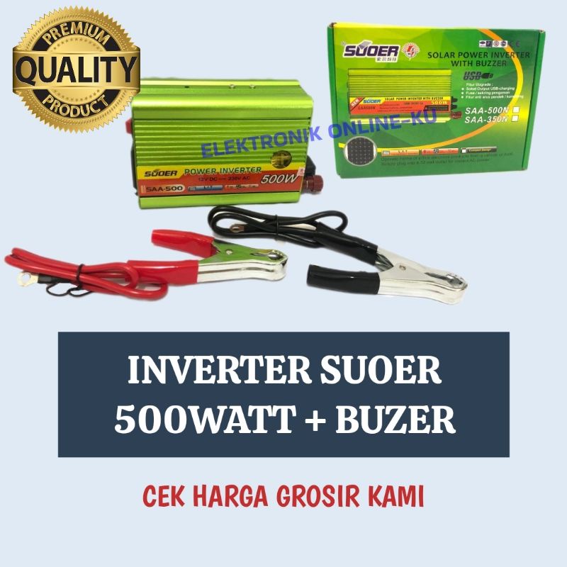 INVERTER SUOER 500WATT + BUZER