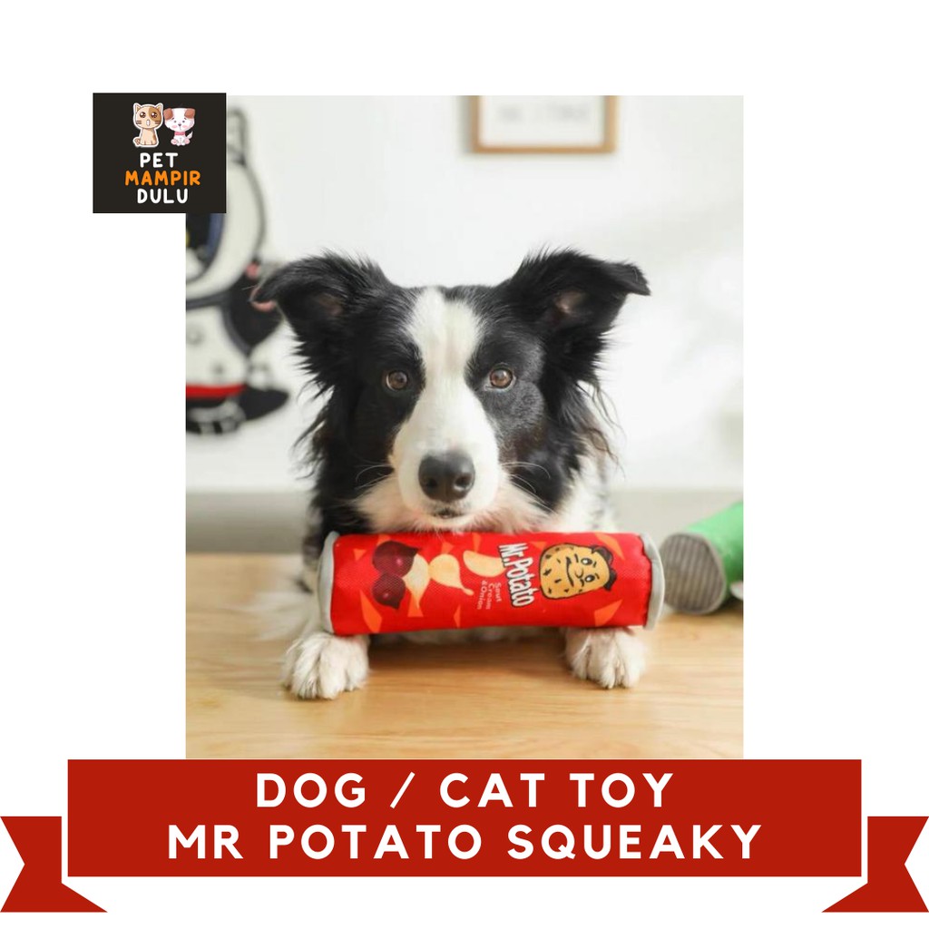 Mainan Anjing Bunyi MR POTATO Dog Squeaky Toy