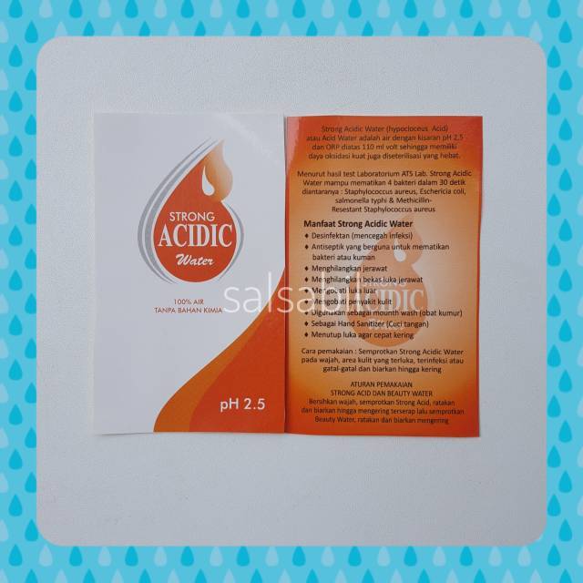 

Stiker strong acid gambar air 100ml