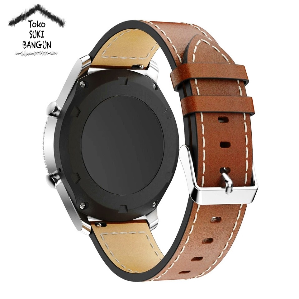 TALI JAM 22mm QUICK RELEASE Kulit Leather Stitch Watch Band Strap