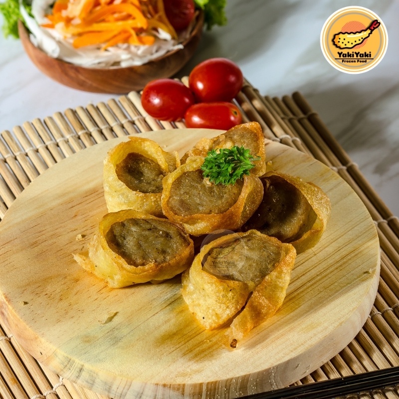 

YAKIYAKI EGG CHICKEN ROLL HOME MADE BENTO FROZEN FOOD EGGROLL 2-4 ROLL