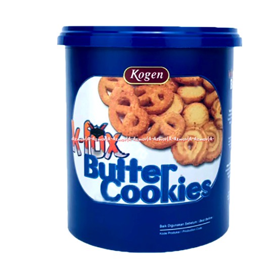 Kogen K-fox Butter Cookies 360gr Kemasan Kaleng Cemilan Kukis Mentega Koggen Kfox Buter Cookie Kuker Kue Kering K Fox