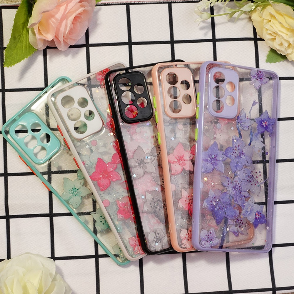 SOFTCASE MOTIF BUNGA SAMSUNG A02 A22 A22 5G A52 A72 J2 PRIME A3S A9 2020 A5 2020 C20 4G Y17 Y15 Y12 NOTE 9 M3 X3 CASE FLORIST