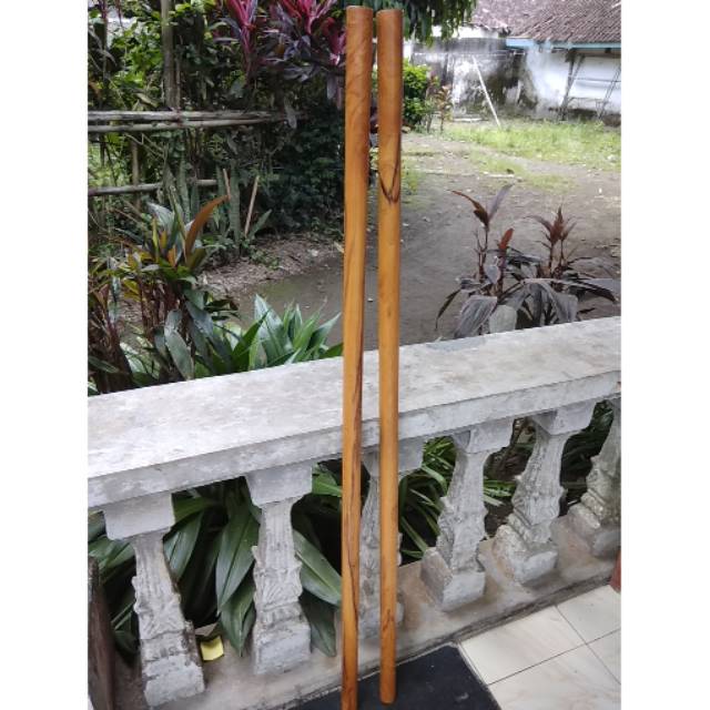 TONGKAT TOYA KAYU KELOR EMAS