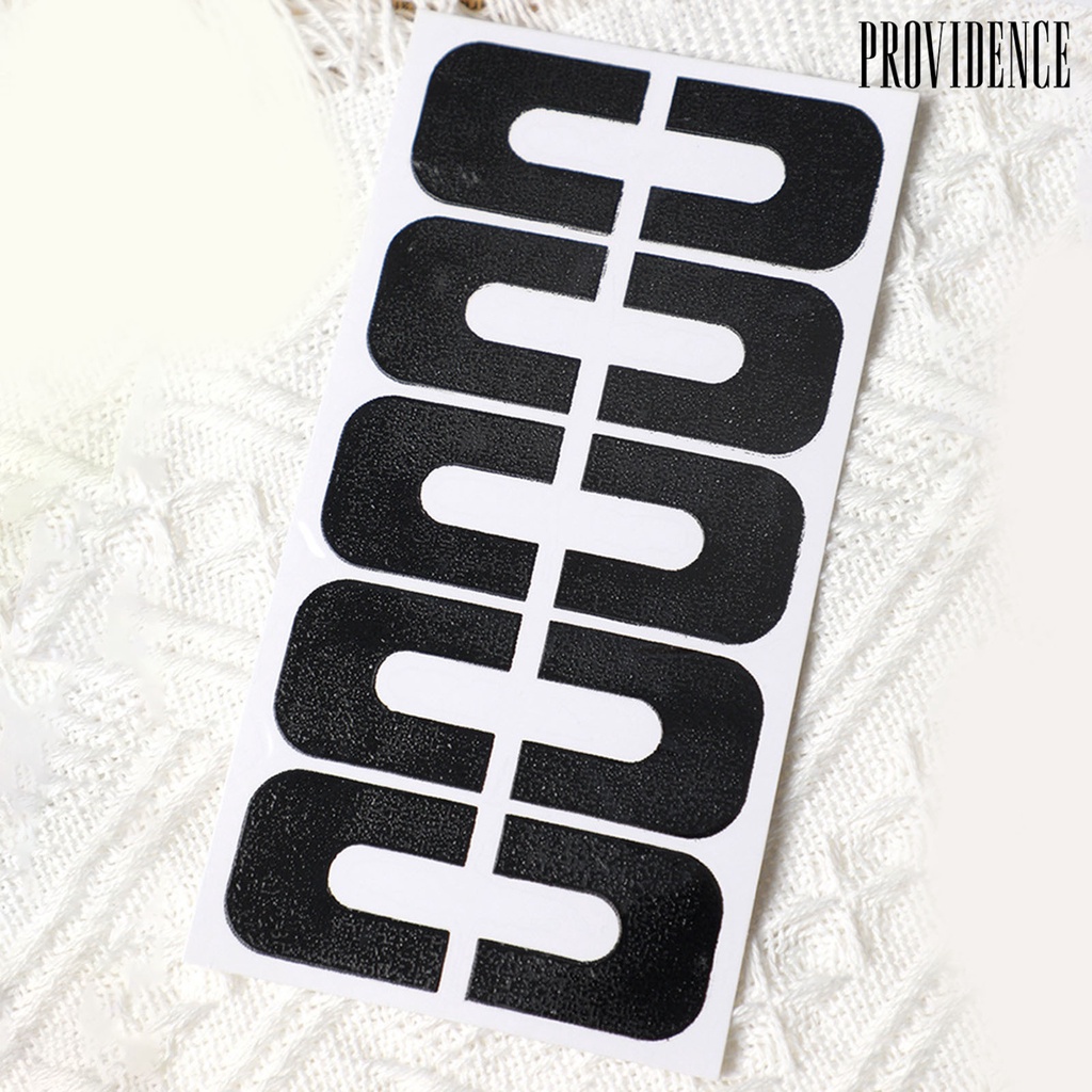 Providence 10pcs / Set Stiker Pelindung Ujung Kuku Ultra Tipis Anti Tumpah Untuk Salon