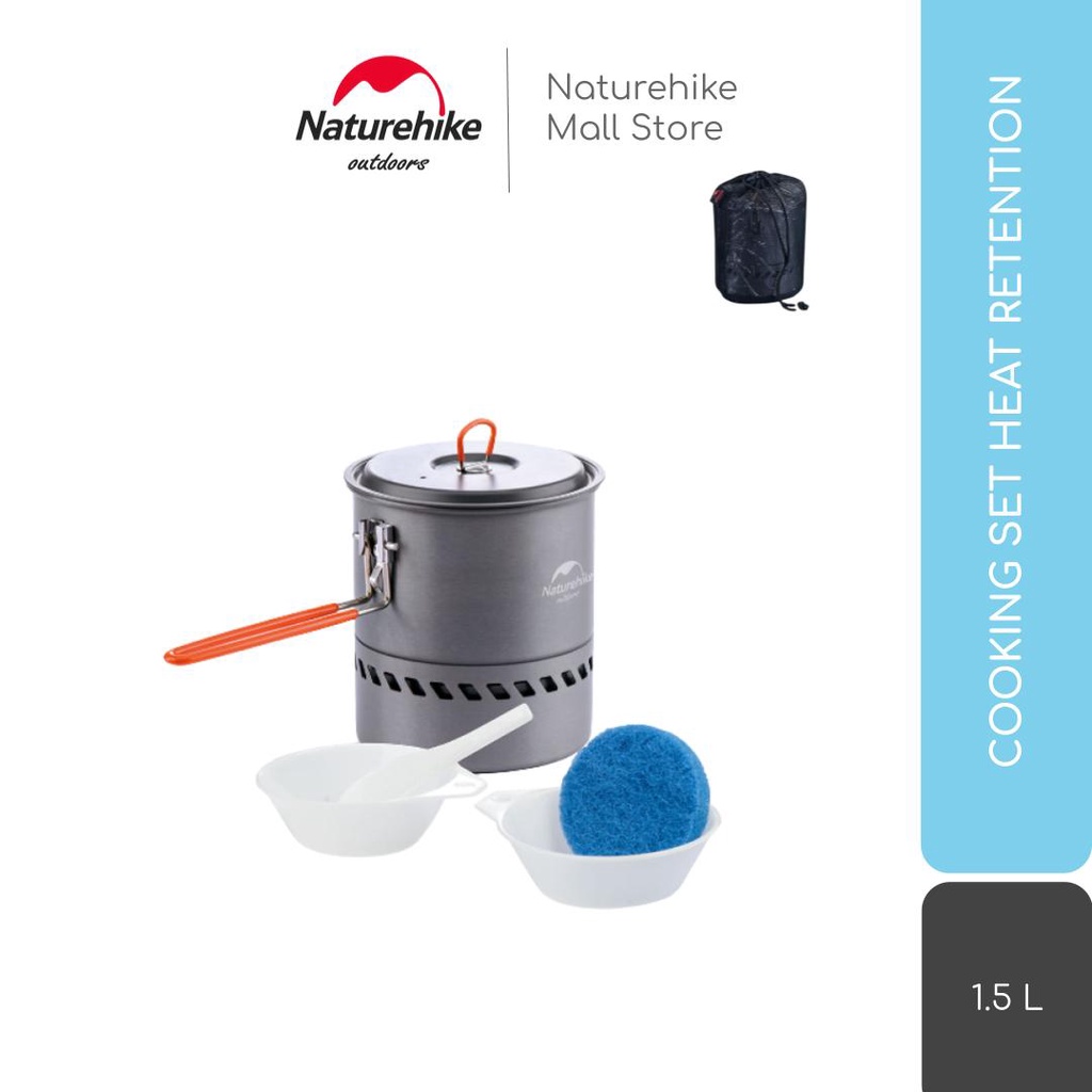 COOKING SET NATUREHIKE HEAT RETENTION NH15T216-G PANCI NESTING CAMPING