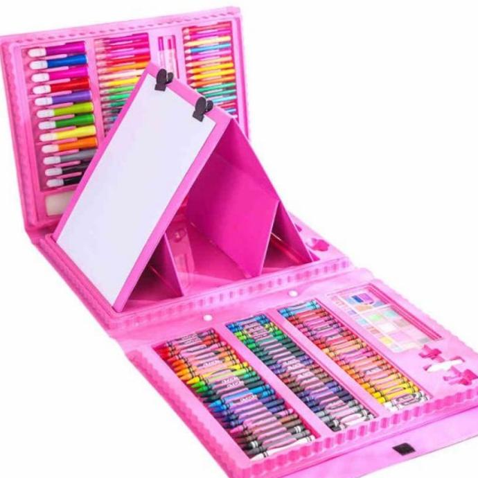 

Crayon Set 208 Pcs Alat Lukis Set Peralatan Menggambar Anak 208 Pcs