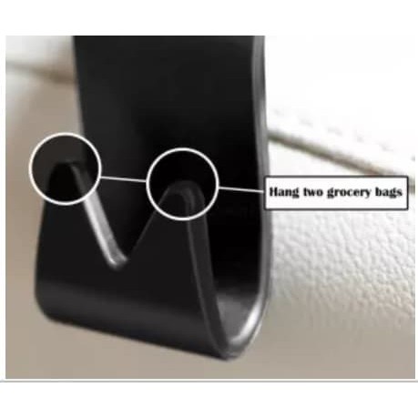 LJ Car Headrest Hook Hanger Holder Gantungan Barang Mobil Multifungsi