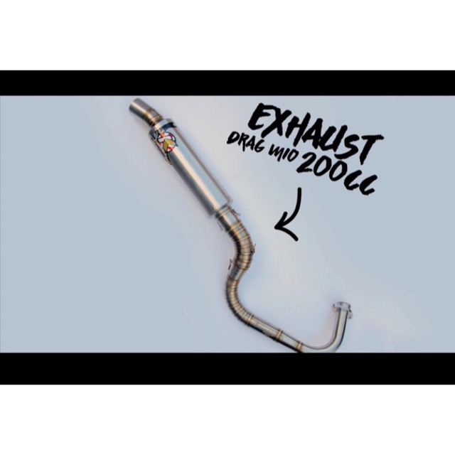 knalpot kawahara mio drag 200 cc NEW model