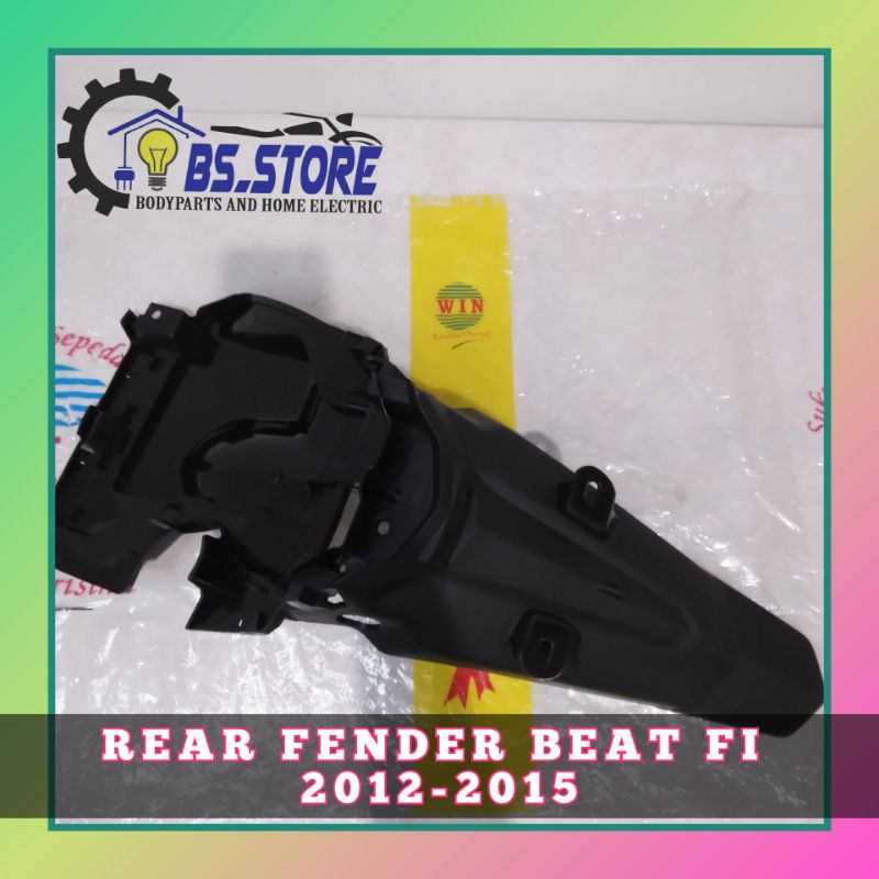 SPAKBOR BELAKANG HONDA BEAT FI 2012 2013 2014 2015 | REAR FENDER BEAT FI 2012 2013 2014 2015