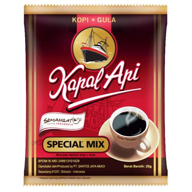 

Kopi Kapal Api Special Mix 24gr 1 Sachet