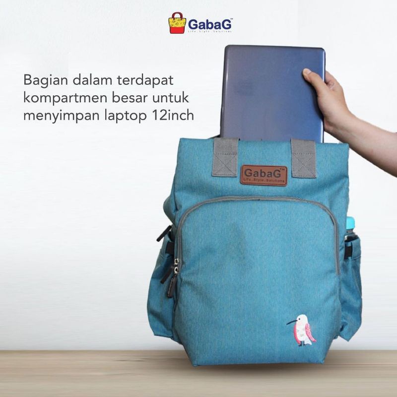 myg - 1 kg - Cooler Bag Gabag Kinan - Backpack - Tas Asi - Pendingin - Ice Gel