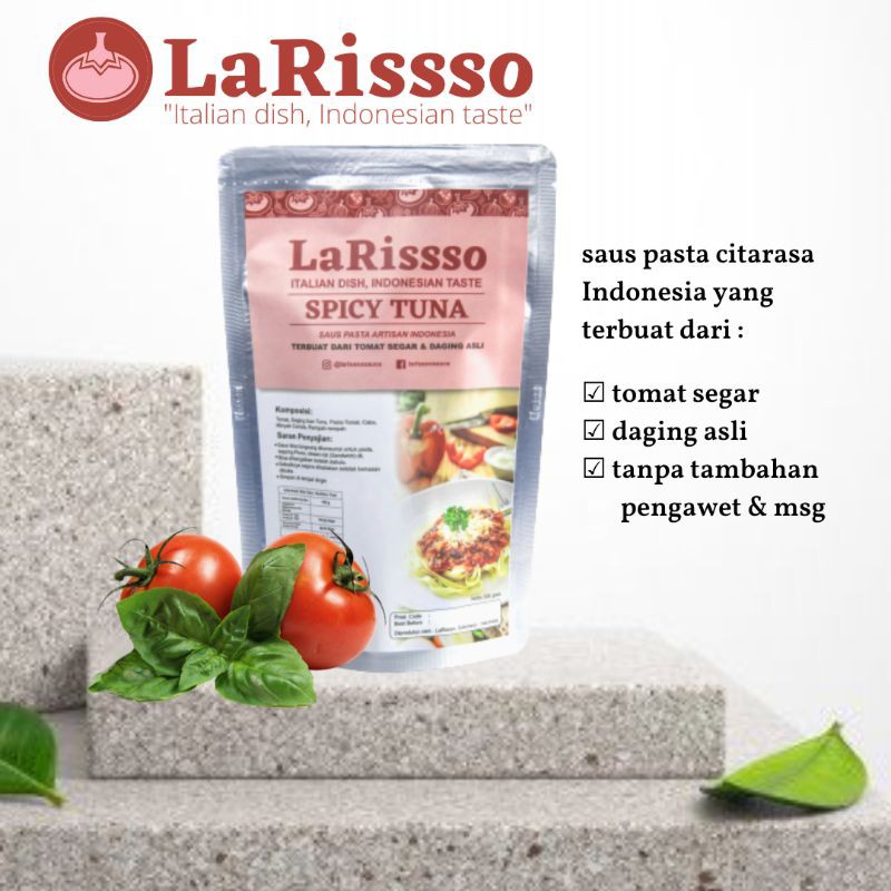 

Saus Pasta Spicy Tuna LaRissso Family Pack 500g