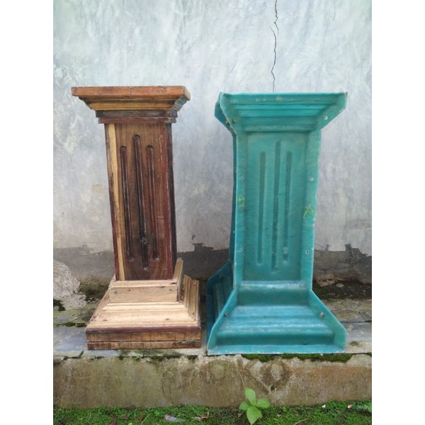 cetakan fiber pilar bonsai T.80