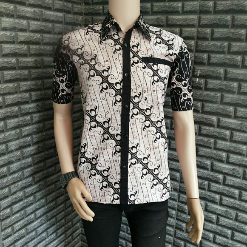 NEW ARRIVAL DISTRO BATIK PRIA BORDIR SOGAN HRB026 BATIKAF NOTOARTO