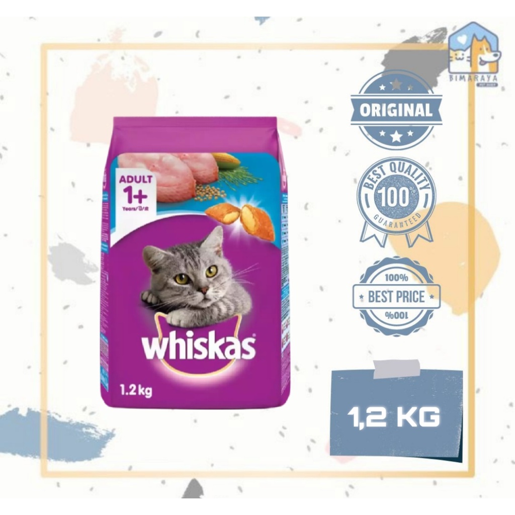 WHISKAS ADULT OCEAN FISH 1,2 KG FRESHPACK