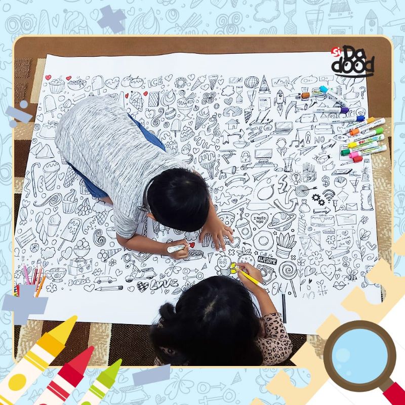 

Poster Mewarnai Jumbo / Giant Coloring Sheet