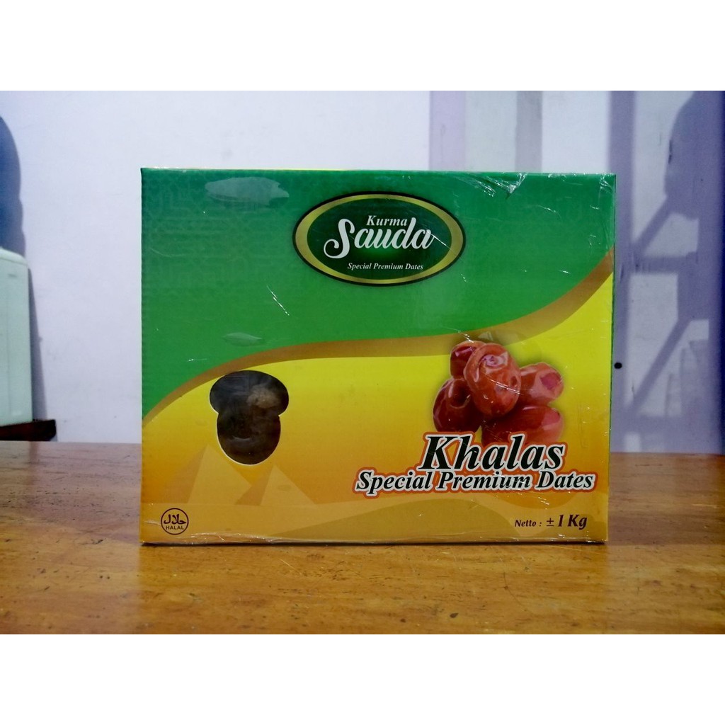 Kurma Kholas Sauda Special Premium dates  Kurma enak manis berkualitas  isi 1 Kg