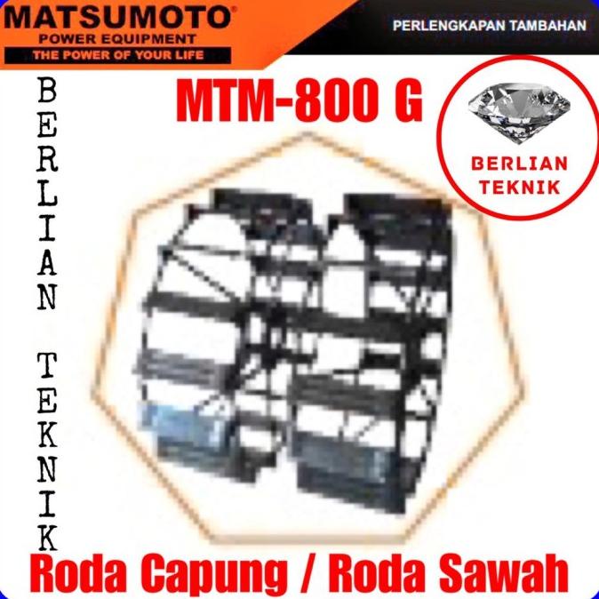 Roda Capung Sawah Set Traktor Tiller Mtm-800G