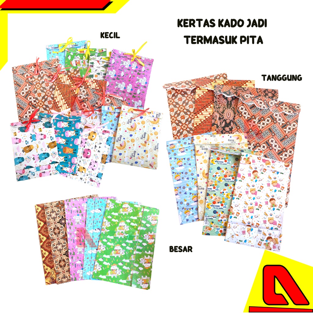 

KERTAS KADO INSTAN KERTAS KADO AESTHETIC PAPER KADO JADI KERTAS KADO JADI