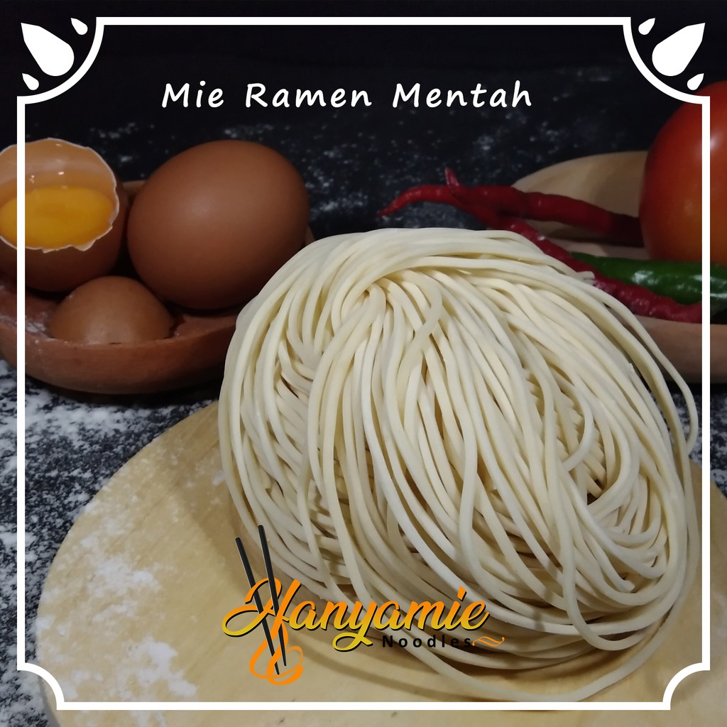 

RB22 Mie Ramen Mentah Hanyamie Halal Isi 10 Pcs