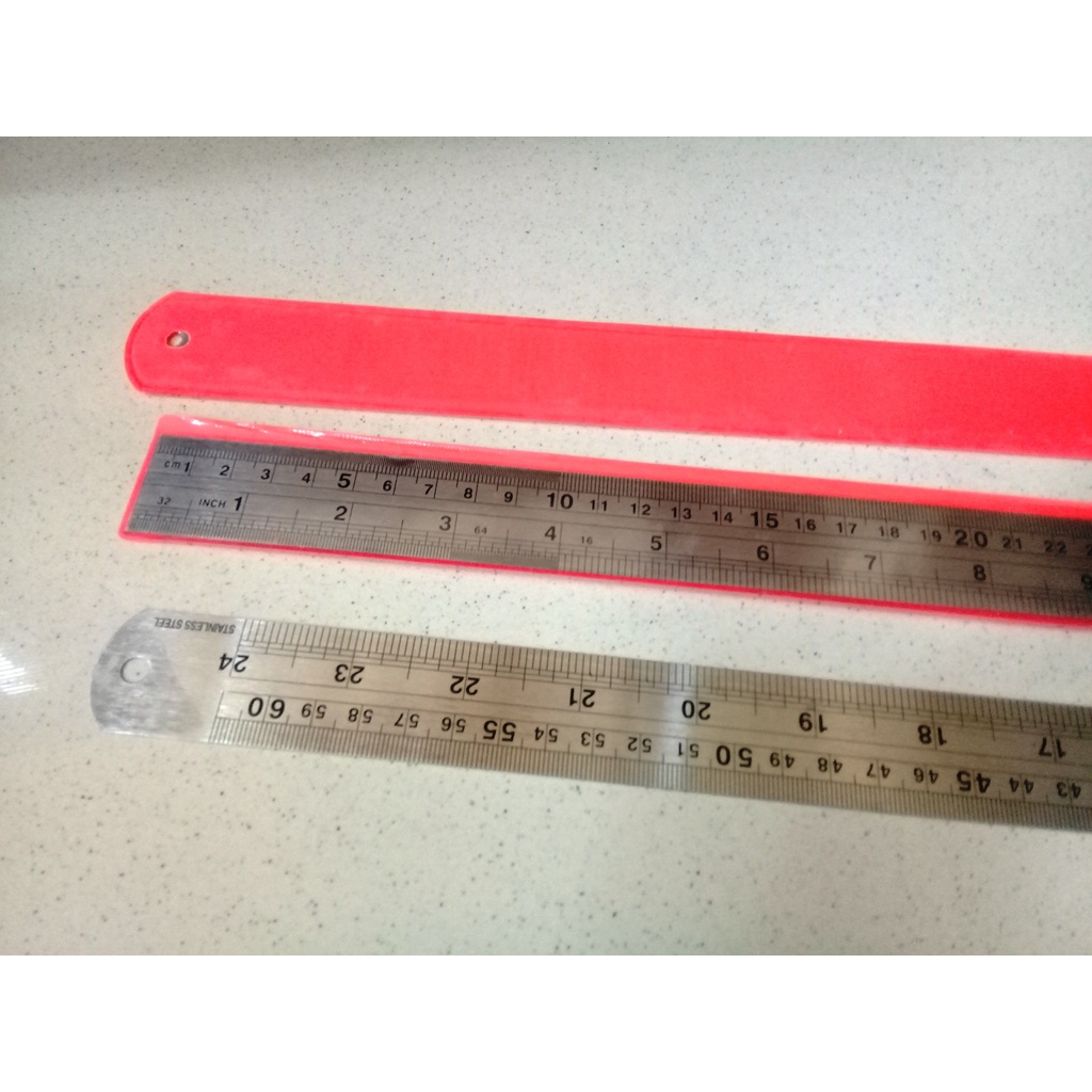 Penggaris Besi 60 cm Stainless Steel Ruler