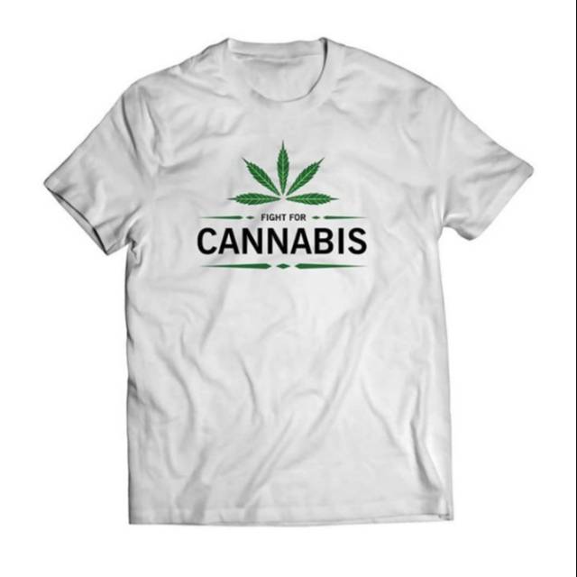 Tshirt baju kaos cannabis