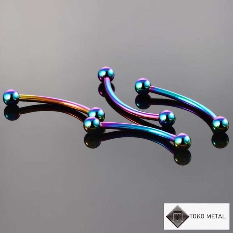 Anting 100% Titanium Kualitas Tinggi Tindik/Piercing Pria Dan Wanita [Toko Metal]