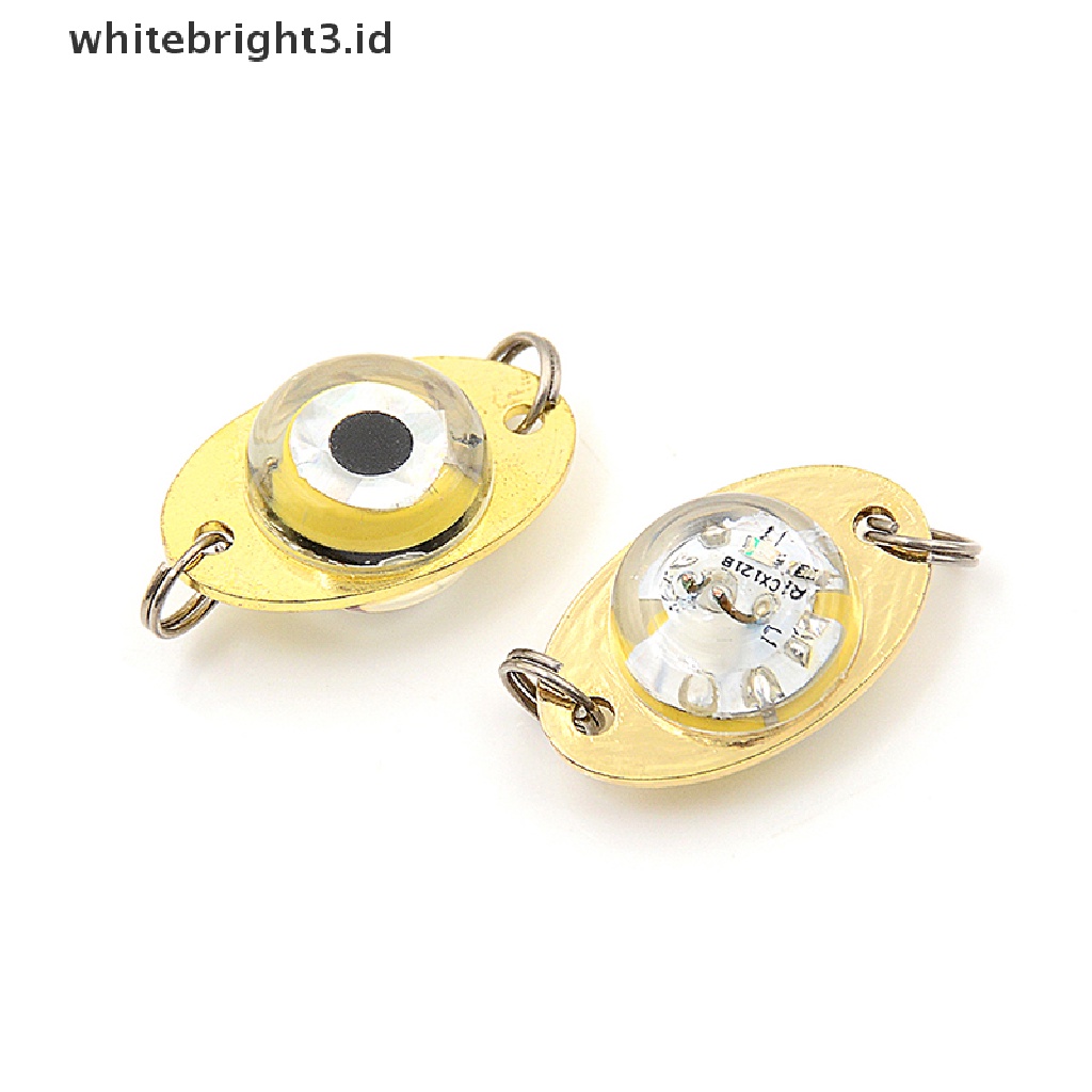 (whitebright3.id) Lampu LED Mini Bawah Air Bentuk Mata Untuk Umpan Pancing