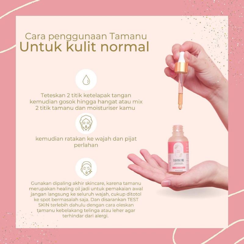 [READY SIAP KIRIM] TAMANU MAGIC OIL ORIGINAL BY PERLE BEAUTE 5ML 30ML FACEMIST SAFFRON JERAWAT