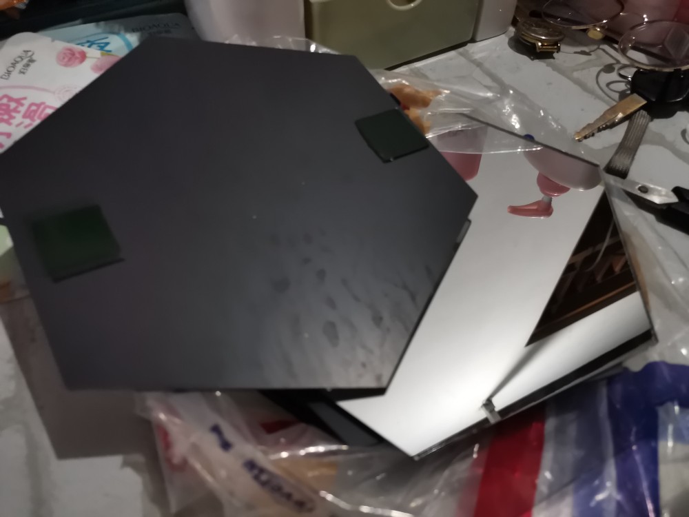 Kaca Promo.. Hexagon Mirror Tanpa Frame.. Cuman 6000.  Stok Terbatas Ya