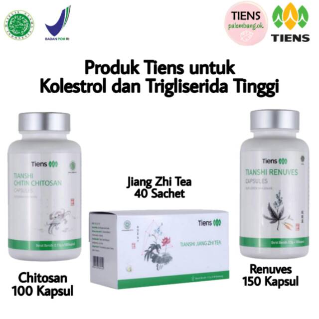 Obat Herbal Tiens Untuk Mengatasi Kolestrol Dan Trigliserida Tinggi Shopee Indonesia