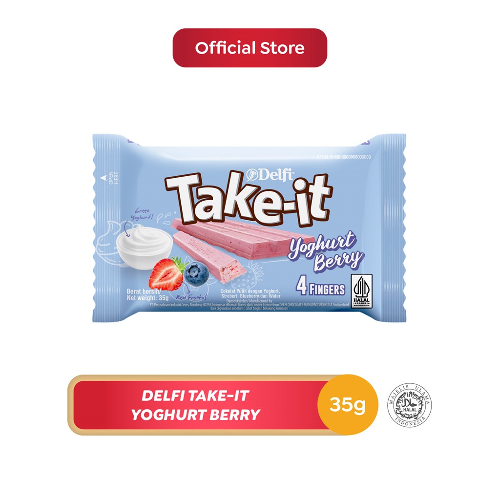 

Delfi Take it Yoghurt Berry 35 g