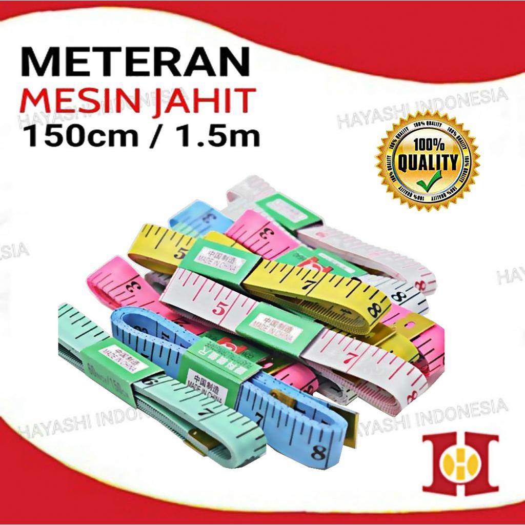 Meteran Kain Baju Badan 150cm Tailor Tape-12 pcs