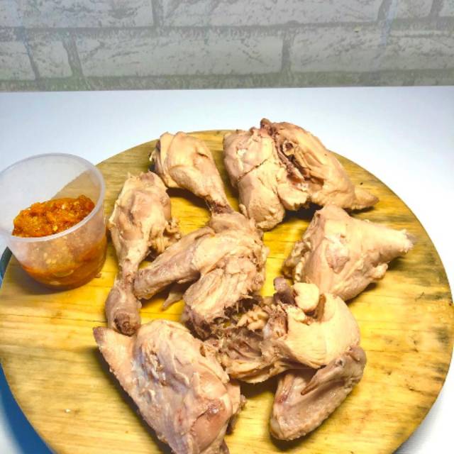 

Ayam penyet frozen plus sambel