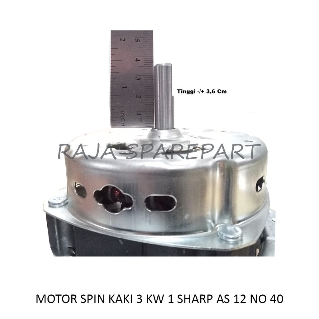 Motor Spin Mesin Cuci Kaki 3 Kw 1 Sharp As12 Merk TINS no 40