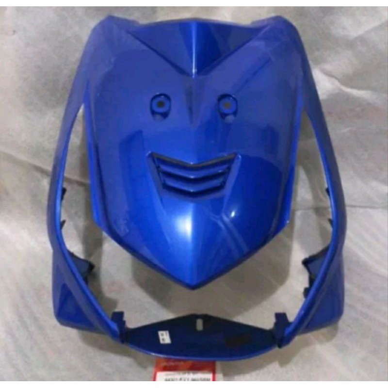 Cover body tameng depan Honda beat karbu lama biru tua original