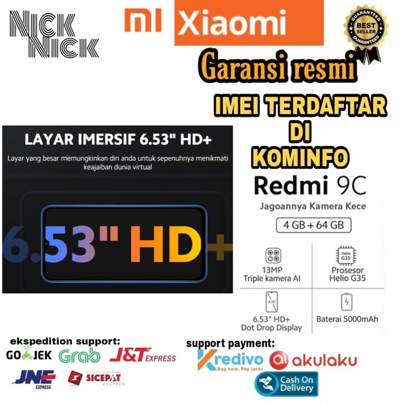 Xiaomi Redmi 9C [3/32] [4/64] Garansi Resmi-4