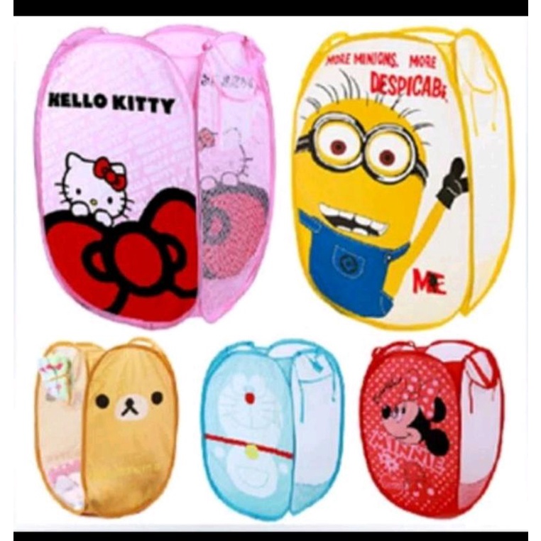 KERANJANG BAJU KOTOR TEMPAT PENYIMPANAN LIPAT LOUNDRY BAG